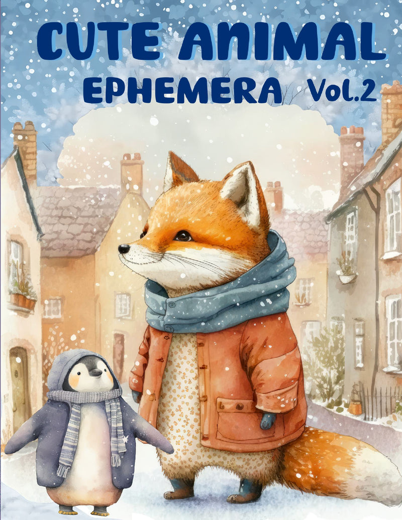 Cute Animals Ephemera Book Vol.2