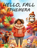 Hello, Fall Ephemera Book