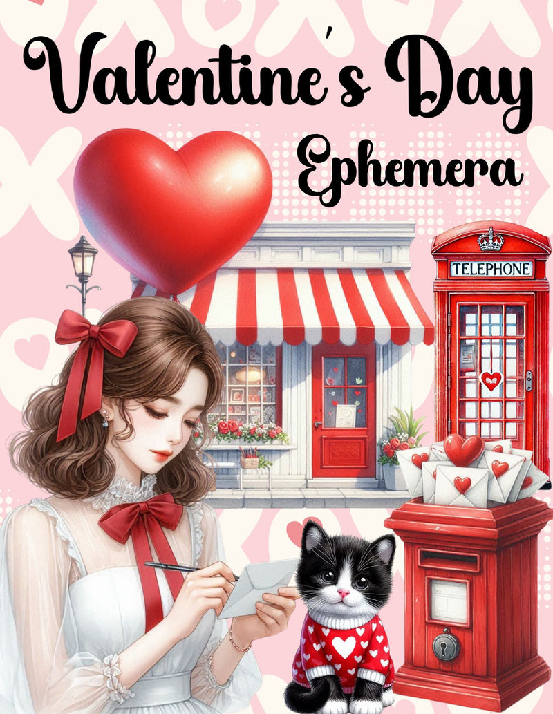Valentine’s Day Ephemera Book