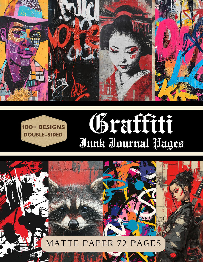 Graffiti Junk Journal Pages