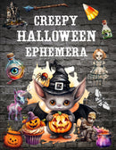 Cut and Collage Creepy Halloween Ephemera