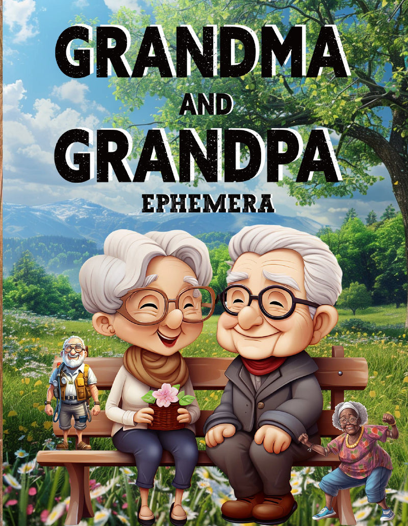 Grandma and Grandpa Ephemera Book