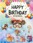 Happy Birthday Ephemera Book