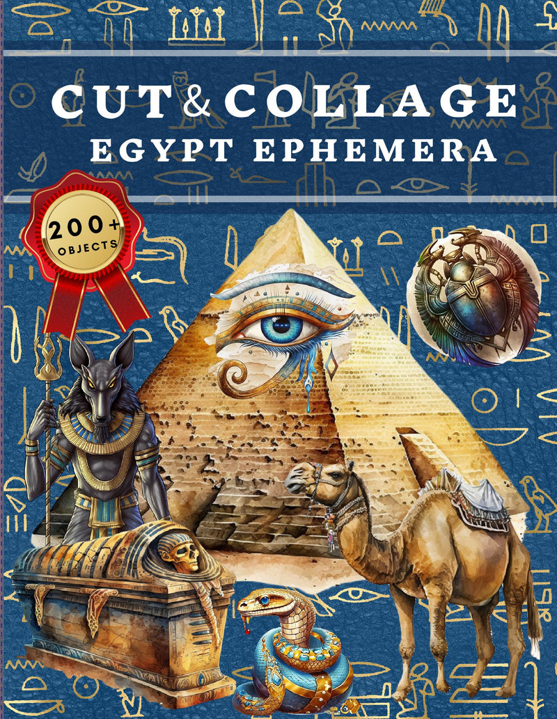 Cut and Collage Egypt Ephemera Book