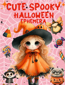 Cute Spooky Halloween Ephemera Book