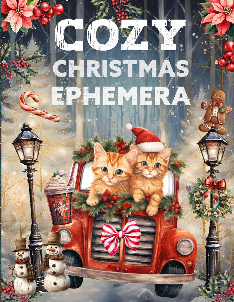 Cozy Christmas Ephemera Book