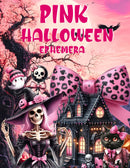 Pink Halloween Ephemera Book