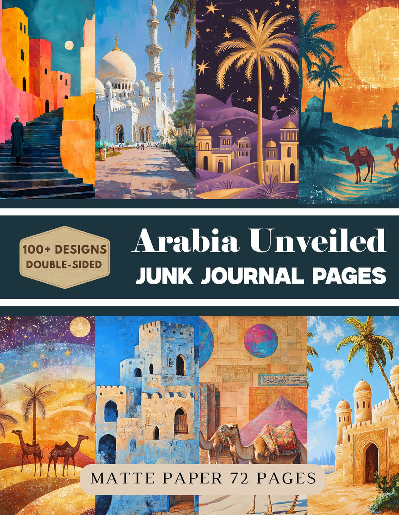 Arabia Unveiled Junk Journal Pages