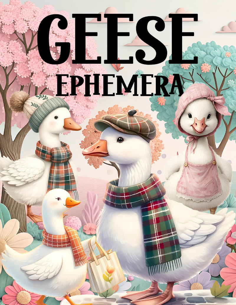 Geese Ephemera Book