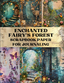 Enchanted Fairy’s Forest Scrapbook Paper - Decorative Sheets Double Sided Craft Paper For Scrapbooking, Artist Trading Cards, Mixed Media, Junk Journals, Collage Art, Card Making, Origami and More