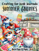 Crafting for Junk Journals Summer Gnomes Ephemera Book
