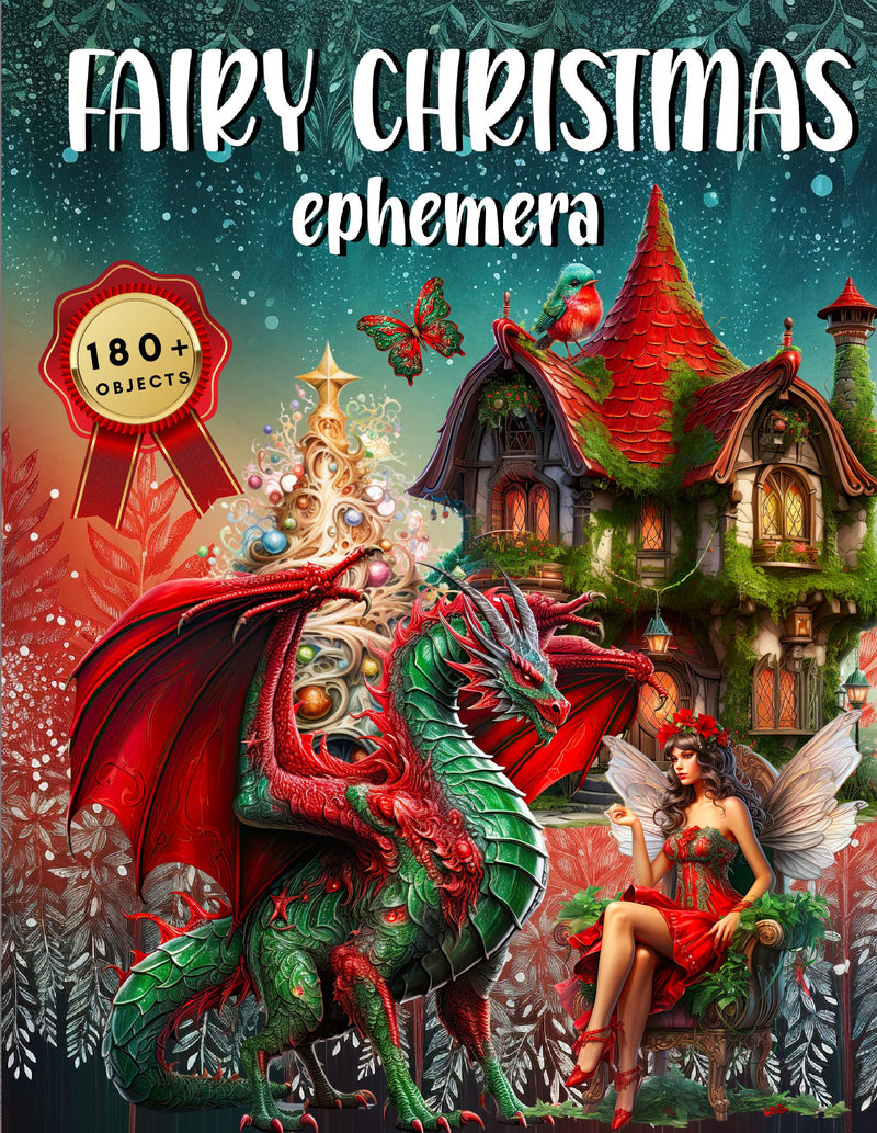 Fairy Christmas Ephemera Book