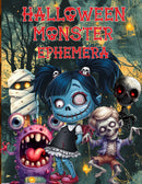 Halloween Monster Ephemera Book