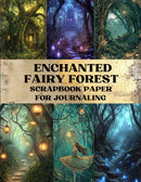 Enchanted Fairy Scrapbook Paper - Decorative Sheets Double Sided Craft Paper For Scrapbooking, Artist Trading Cards, Mixed Media, Junk Journals, Collage Art, Card Making, Origami and More