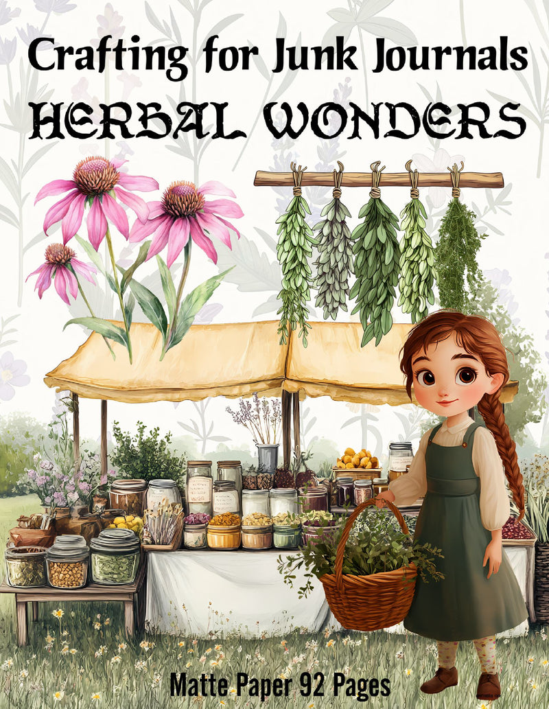 Crafting for Junk Journals Herbal Wonders Ephemera Book