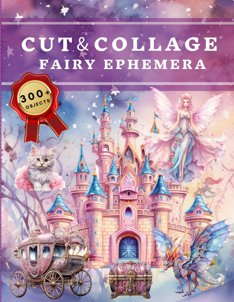 Cut and Collage Fairy Ephemera Book