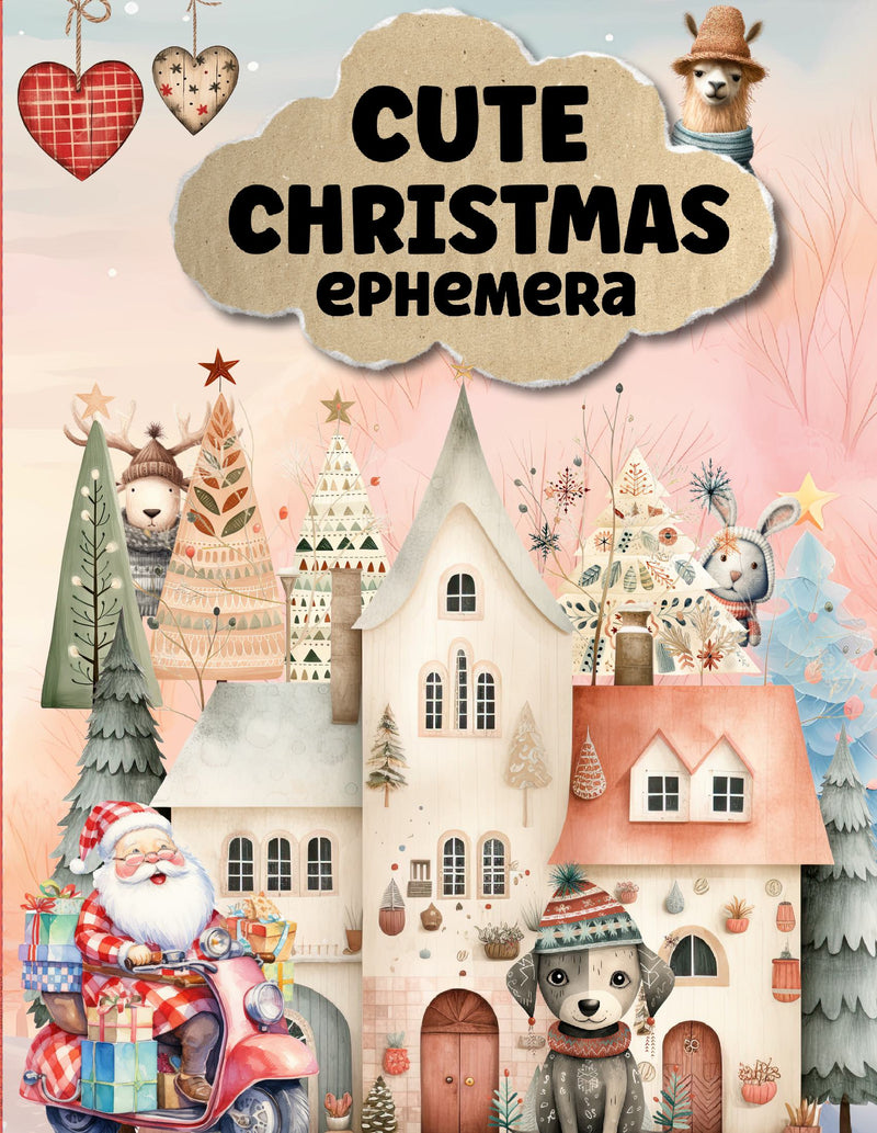 Cute Christmas Ephemera Book