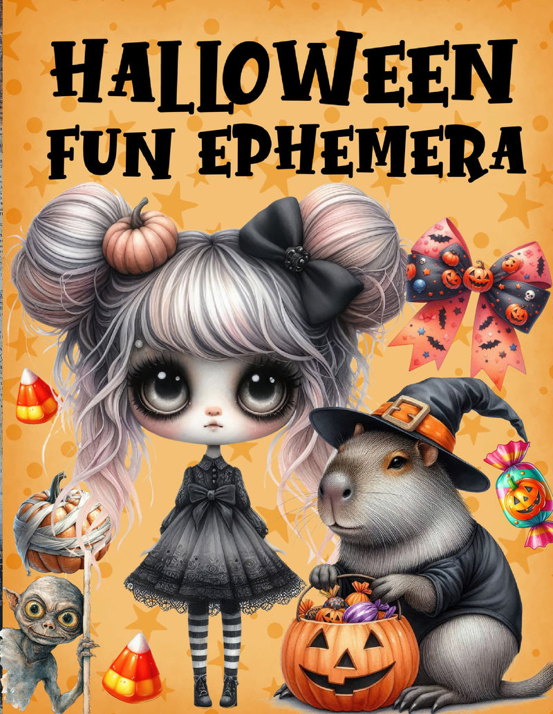 Halloween Fun Ephemera Book