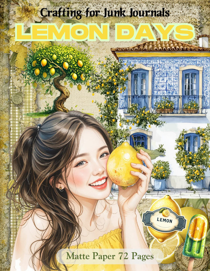 Crafting for Junk Journals Lemon Days Ephemera Book