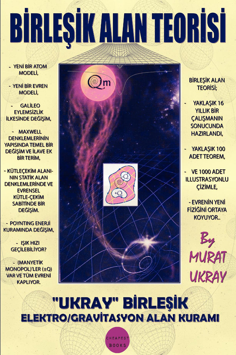 "Birlesik Alan Teorisi: "Ukray" Birlesik Elektro/Gravitasyon Alan Kurami"