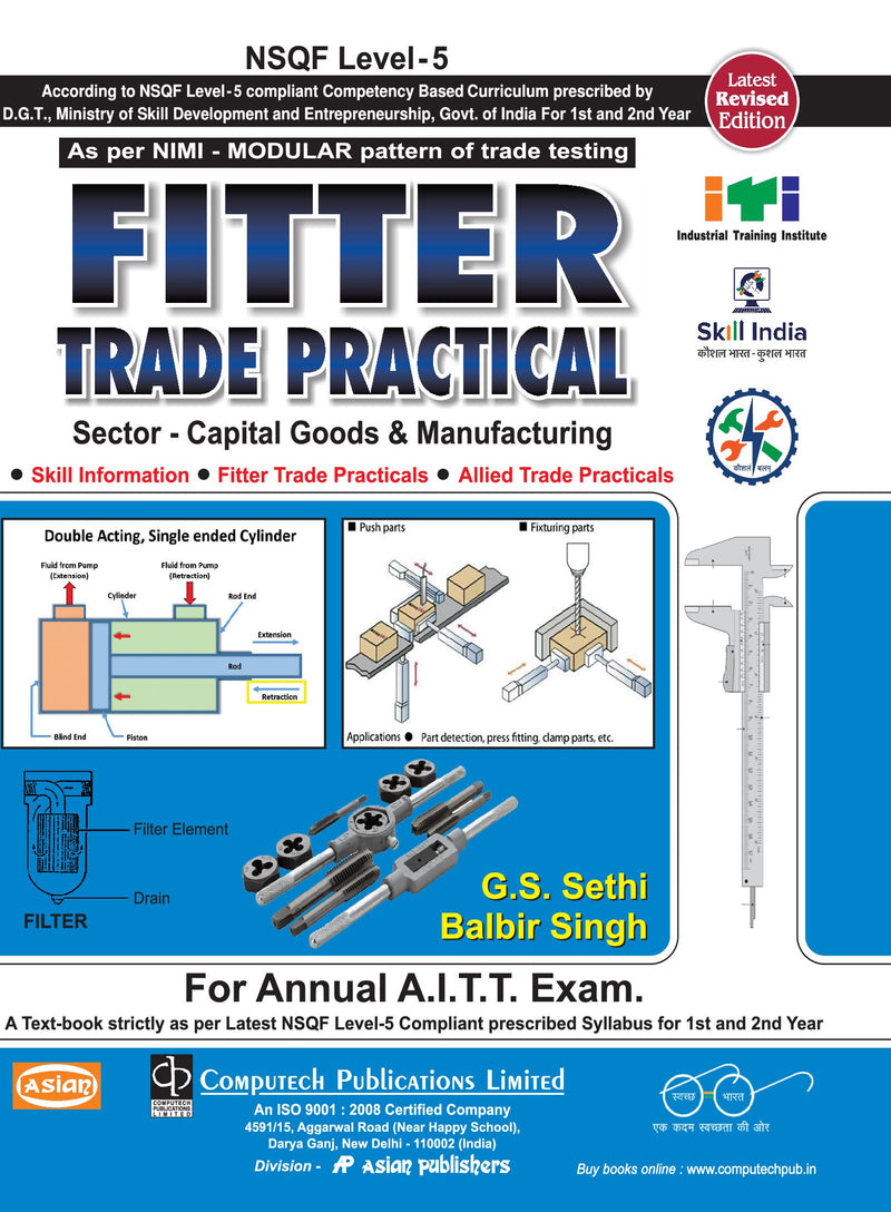 Fitter Trade Practical (NSQF Level - 5 Syll.) (1st And 2nd Yr.)