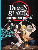 Demon Slayer Coloring Book - JUMBO Coloring Book For All Fans. Boys, Girls, and Adults.
