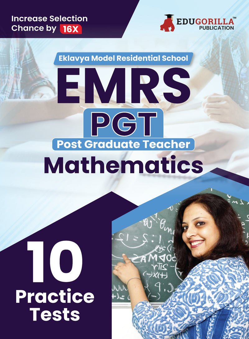 EMRS PGT Mathematics Exam Book 2023 (English Edition) - Eklavya Model Residential School Post Graduate Teacher - 10 Practice Tests (1500 Solved Questions) with Free Access To Online Tests