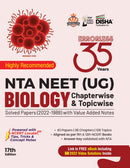 35 Years NTA NEET (UG) BIOLOGY Chapterwise & Topicwise Solved Papers with Value Added Notes (2022 - 1988) 17th Edition