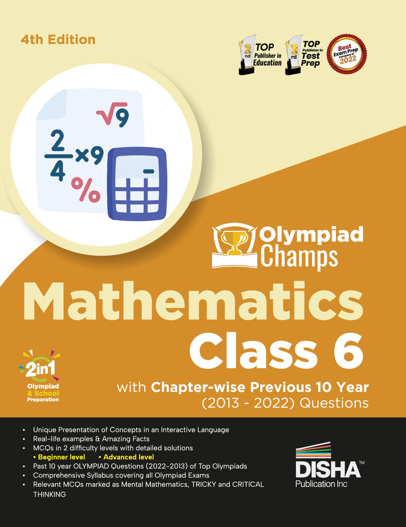 Olympiad Champs Mathematics Class 6 with Past Olympiad Questions
