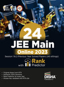 24 JEE Main Online 2023 Previous Year Solved Papers (All sittings) with Rank Predictor