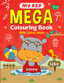 My Red Mega Colouring book