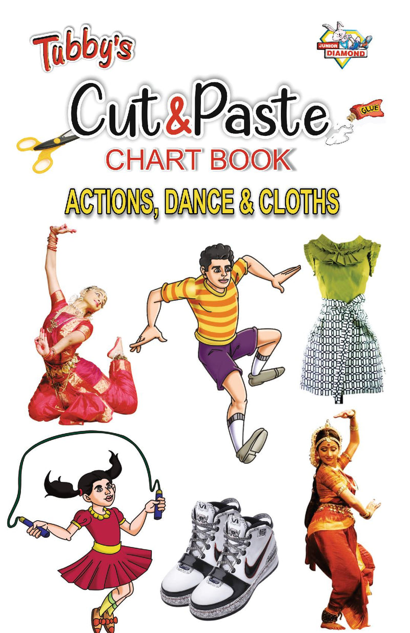 Tubbys Cut & Paste Chart Book Action, Dance & Cloths