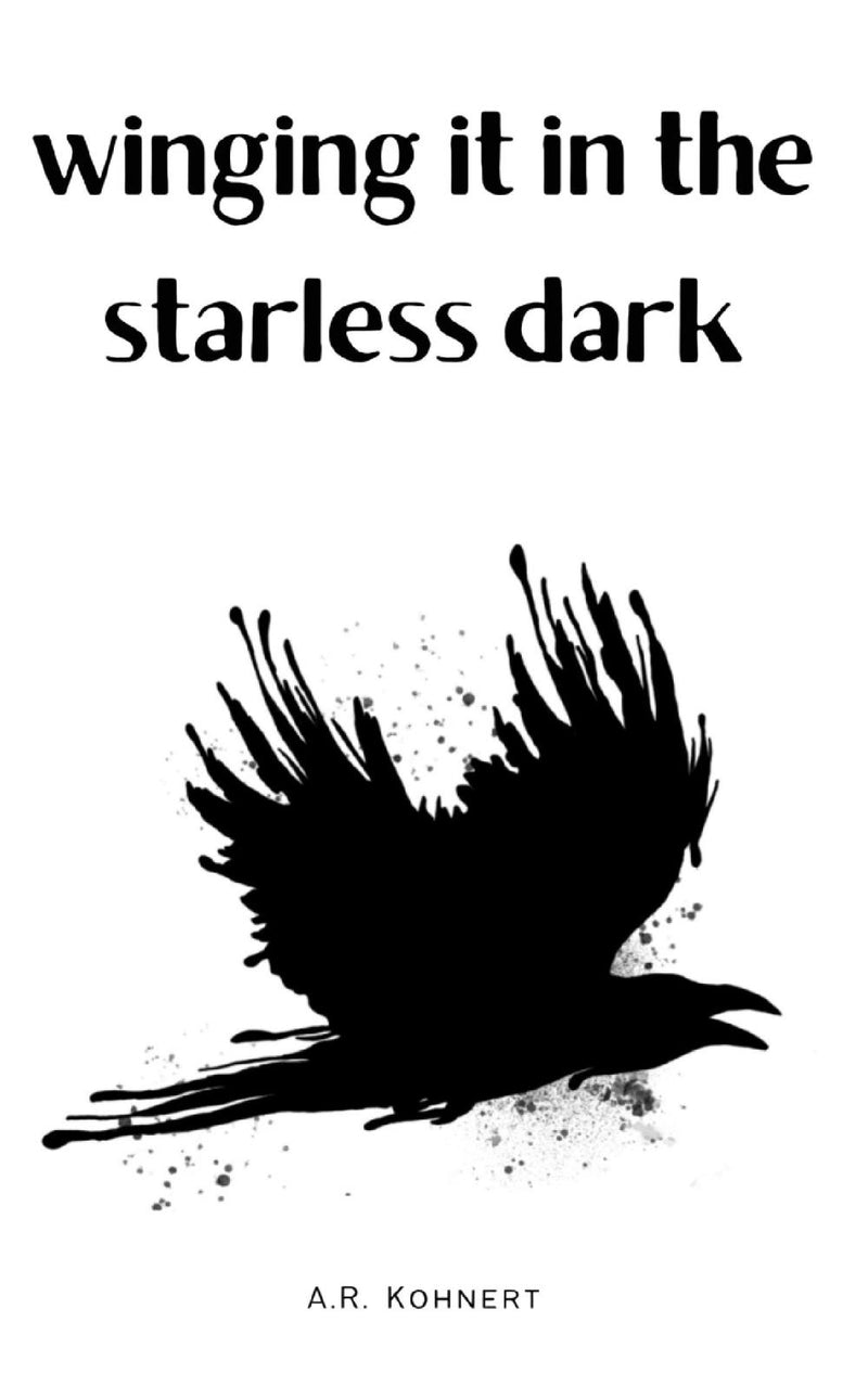 winging it in the starless dark