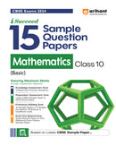 Arihant CBSE Sample Question Papers Class 10 Mathematics (Basic) Book for 2024 Board Exam