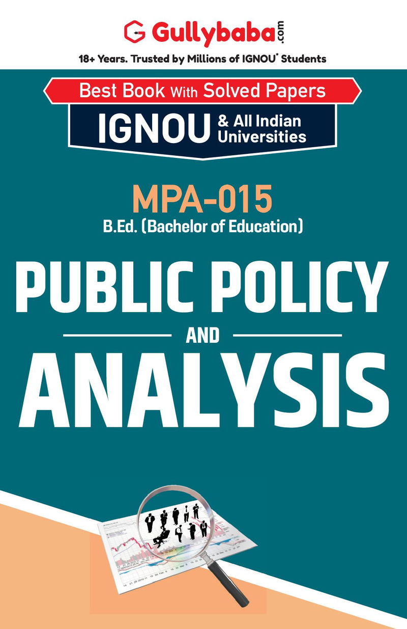 MPA-015 Public Policy and Analysis