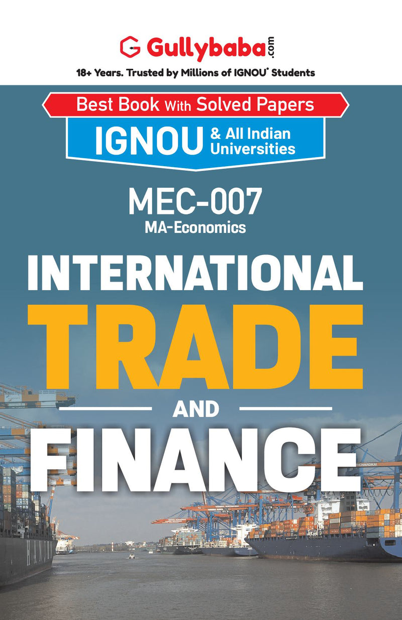 MEC-007 International Trade and Finance