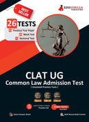 CLAT UG Exam Preparation Book 2023 - 26 Unsolved Practice Tests (8 Mock Tests, 15 Sectional Tests and 3 Previous Year Papers) with Free Access to Online Tests