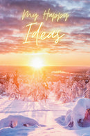 Happiness Notebook, for Winter Lovers