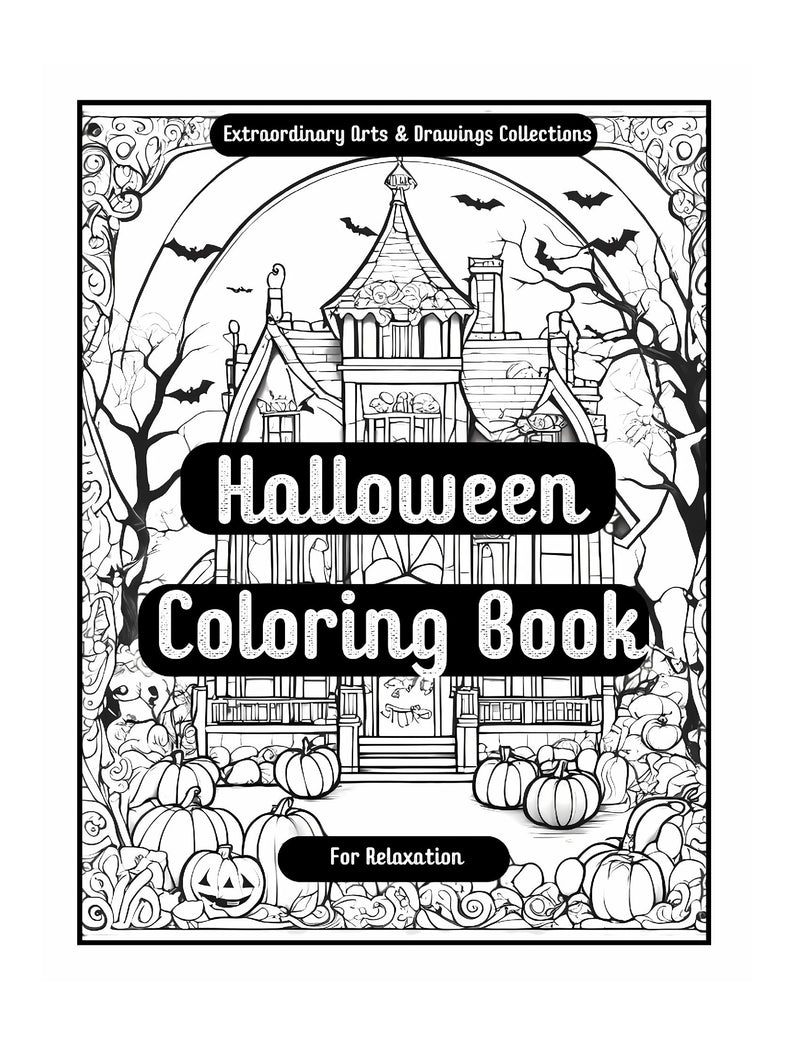 Halloween Coloring Book 