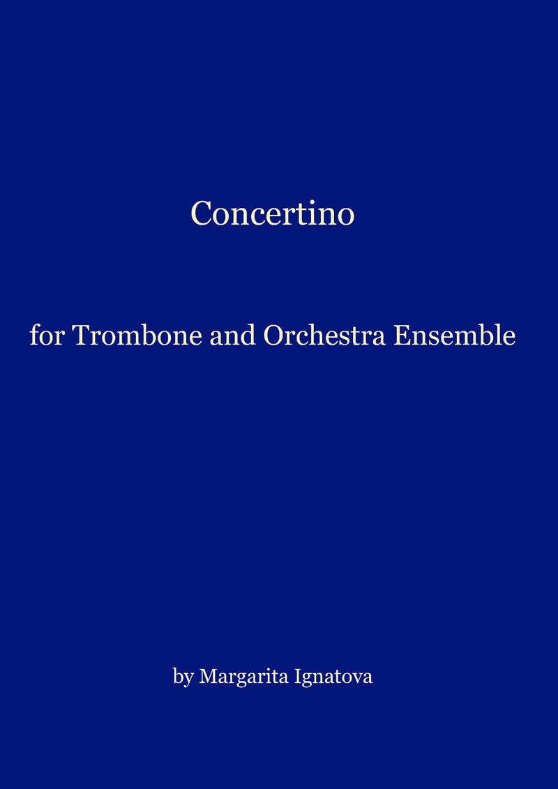 Concertino for Trombone and Orchestra Ensemble