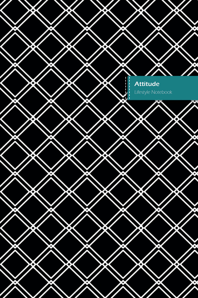 Attitude Lifestyle Journal, 180 Write-in Pages (90 shts), Wide-ruled Dotted Lines, Spiral Bound, Lay-flat Design