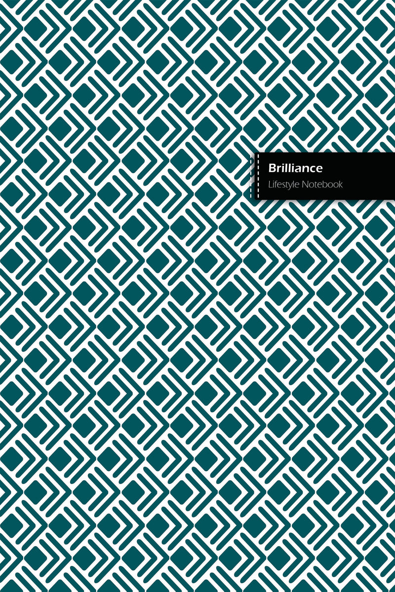 Brilliance Lifestyle Notebook, 180 Pages (90 shts), Spiral Bound, Lay-flat Design, Write-in Journal (Book 2)