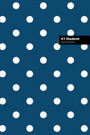 Number One Student Lifestyle Notebook, Wide/Legal Ruled, Dotted Lines With 180 Write-in Pages (90 shts), Large 8 x 10 Inch (Book 1)