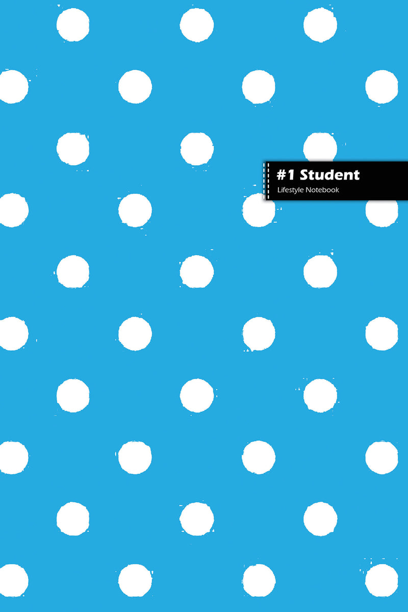 Number One Student Lifestyle Notebook, Wide/Legal Ruled, Dotted Lines With 180 Write-in Pages (90 shts), Large 8 x 10 Inch (Book 2)