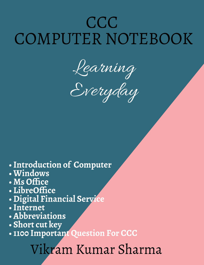 CCC Computer Notebook : CCC course