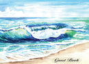 Visitor Guest Book, Ocean Waves