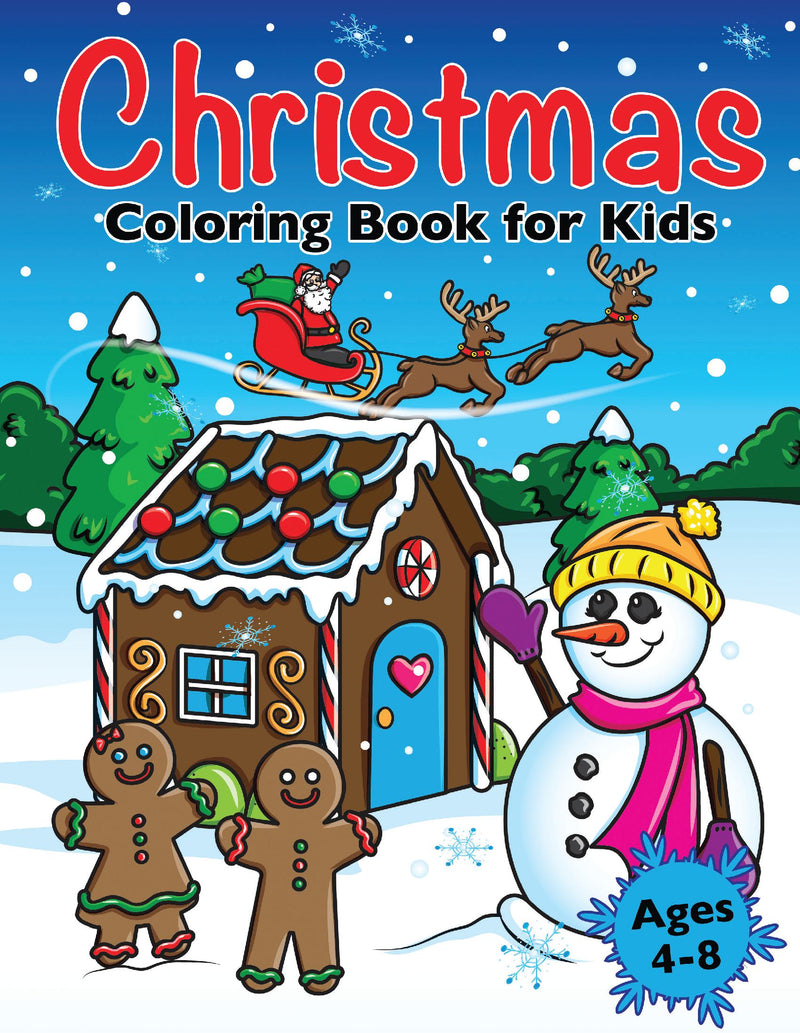 Christmas Coloring Book for Kids Ages 4-8