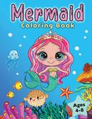 Mermaid Coloring Book for Kids Ages 4-8