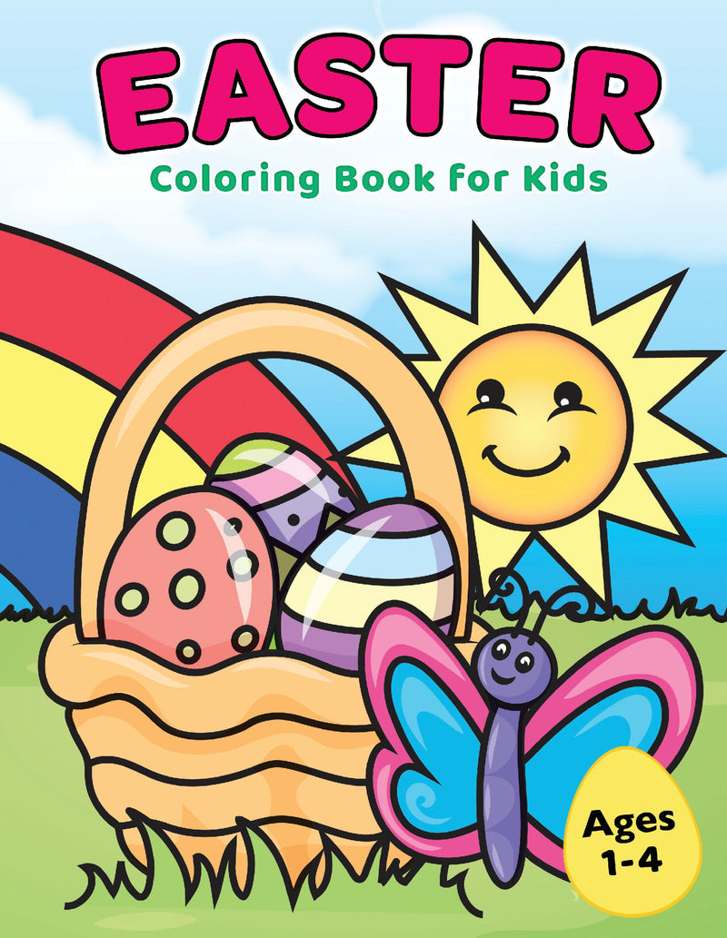 Easter Coloring Book for Kids Ages 1-4