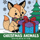 Christmas Animals Coloring Book